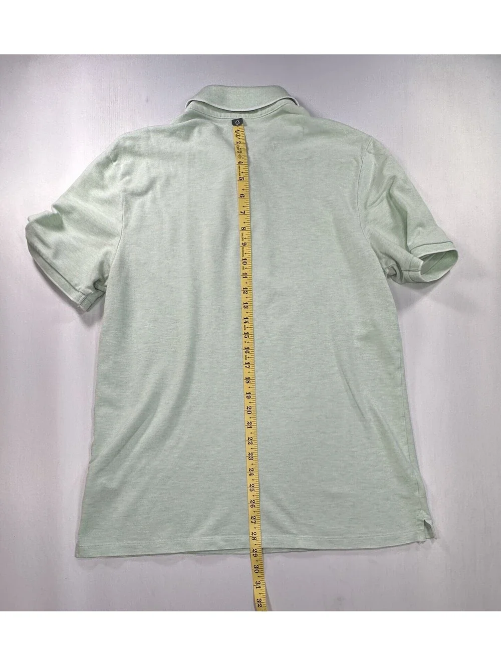 Banana Republic 1/4 Button Performance Pique Polo Green L